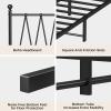 imageHomeiju King Size Bed Frame Metal Platform Bed Frame with Headboard Heavy Duty Bed Frame with Strong Bearing Capacity and Under Bed Storage Space No Box Spring Needed Easy AssemblyTwin