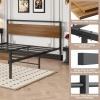 imageHomeiju King Size Bed Frame Metal Platform Bed Frame with Headboard Heavy Duty Bed Frame with Strong Bearing Capacity and Under Bed Storage Space No Box Spring Needed Easy AssemblyQueen 2