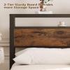 imageHomeiju King Size Bed Frame Metal Platform Bed Frame with Headboard Heavy Duty Bed Frame with Strong Bearing Capacity and Under Bed Storage Space No Box Spring Needed Easy AssemblyKing 2