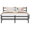 imageHomeiju King Size Bed Frame Metal Platform Bed Frame with Headboard Heavy Duty Bed Frame with Strong Bearing Capacity and Under Bed Storage Space No Box Spring Needed Easy AssemblyKing 1