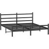 imageHomeiju King Size Bed Frame Metal Platform Bed Frame with Headboard Heavy Duty Bed Frame with Strong Bearing Capacity and Under Bed Storage Space No Box Spring Needed Easy AssemblyKing 1
