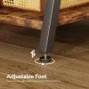 imageEnd Table with Charging Station Small Side Tables with Lucky 7 Metal Shape 3Tier Nightstand with Outlets and USB Ports Adjustable Leveling Feet side Table for Living Room Bedroom Rustic BrownRustic Brown