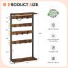 imageHomeiju 14Hook Large Coffee Mug Holder for CountertopWall Mounted4 Tier Coffee Cup Holder with Top ampamp Bottom Storage ShelfAdjustable Hook ampamp ShelvesMug Tree for Home BarCoffee StationBrown