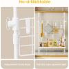imageHomeiju 3Tier Spice Rack Organizer Multifunctional Kitchen Countertop Shelves Wall Mount Hanging Spice Rack Seasoning Organizer for Kitchen Organization and Storage 2 Mesh Nets ampamp 1 Mesh Dish2 Mesh Nets  1 Mesh Dish
