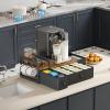 imageHomeiju Coffee Pod Drawers  K Cup Organizer Nespresso Pods Holder with Mug Rack Coffee Holder for Countertop 52 Capacity Pods Suitable for Kitchens Offices and Coffee BarsPatent Pending