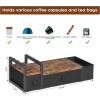 imageHomeiju Coffee Pod Drawers  K Cup Organizer Nespresso Pods Holder with Mug Rack Coffee Holder for Countertop 52 Capacity Pods Suitable for Kitchens Offices and Coffee BarsPatent Pending