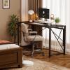 imageHomeiju Folding Desk Small Foldable Desk 315quot for Small Spaces Portable Desk for Bedroom Home Office Small Folding Table for Camping Traveling Space Saving Easy Assembly Rustic BrownBlack