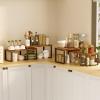 imageHomeiju Kitchen Cabinet Organizer 1575 WidthSet of 4 Cabinet Shelf OrganizersStackable ampamp Expandable Kitchen Countertop OrganizerSpice Rack for Pantry Countertop Cupboard Cabinet Desk Top