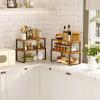 imageHomeiju Kitchen Cabinet Organizer 1575 WidthSet of 4 Cabinet Shelf OrganizersStackable ampamp Expandable Kitchen Countertop OrganizerSpice Rack for Pantry Countertop Cupboard Cabinet Desk Top