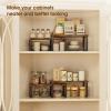 imageHomeiju Kitchen Cabinet Organizer 1575 WidthSet of 4 Cabinet Shelf OrganizersStackable ampamp Expandable Kitchen Countertop OrganizerSpice Rack for Pantry Countertop Cupboard Cabinet Desk Top