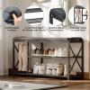 imageHomeiju Shoe Bench 3 Tier Entryway Bench Shoe Storage Bench with Padded Seating ampamp Drawers 355 Metal Entryway Foyer Hallway Bench Vintage BrownWith Cusion and Bootstorage