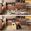 imageHomeiju Vinyl Record Storage Record Box Case Crate Vinyl Record Album Holder Desktop Metal ampamp Wooden LP Record Crate Holds up to 60 RecordsPatent NoD1024563Beige 1 Pack