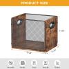 imageHomeiju Vinyl Record Storage Record Box Case Crate Vinyl Record Album Holder Desktop Metal ampamp Wooden LP Record Crate Holds up to 60 RecordsPatent NoD1024563Cube Brown Black 1 Pack