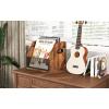 imageHomeiju Vinyl Record Storage Record Box Case Crate Vinyl Record Album Holder Desktop Metal ampamp Wooden LP Record Crate Holds up to 60 RecordsPatent NoD1024563Rustic Brown Black 2 Pack