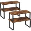 imageHomeiju Kitchen Cabinet Organizer 1575 WidthSet of 4 Cabinet Shelf OrganizersStackable ampamp Expandable Kitchen Countertop OrganizerSpice Rack for Pantry Countertop Cupboard Cabinet Desk Top