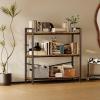 imageBook Shelf 3 Tier Bookshelf 3149quot Width Book Shelf Storage and Organization Wooden and Metal Industrial Bookcase Large Book Shelves for Home Living Room Bedroom Office StorageVintageVintage