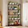 imageBook Shelf 3 Tier Bookshelf 3149quot Width Book Shelf Storage and Organization Wooden and Metal Industrial Bookcase Large Book Shelves for Home Living Room Bedroom Office StorageVintageVintage