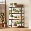 imageBook Shelf 3 Tier Bookshelf 3149quot Width Book Shelf Storage and Organization Wooden and Metal Industrial Bookcase Large Book Shelves for Home Living Room Bedroom Office StorageVintageVintage