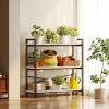 imageBook Shelf 3 Tier Bookshelf 3149quot Width Book Shelf Storage and Organization Wooden and Metal Industrial Bookcase Large Book Shelves for Home Living Room Bedroom Office StorageVintageWhite