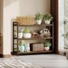 imageBook Shelf 3 Tier Bookshelf 3149quot Width Book Shelf Storage and Organization Wooden and Metal Industrial Bookcase Large Book Shelves for Home Living Room Bedroom Office StorageVintageVintage