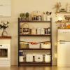imageBook Shelf 3 Tier Bookshelf 3149quot Width Book Shelf Storage and Organization Wooden and Metal Industrial Bookcase Large Book Shelves for Home Living Room Bedroom Office StorageVintageVintage