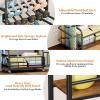 imageHomeiju 450LBS Dumbbell RackWeight Rack for DumbbellsWeight Rack for Home GymHome Gym Storage for Strength Training Dumbbell Racks Stand with WheelsampampHooksVintage Brown