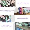 imageHomeiju 450LBS Dumbbell RackWeight Rack for DumbbellsWeight Rack for Home GymHome Gym Storage for Strength Training Dumbbell Racks Stand with WheelsampampHooksGrey