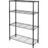 imageHomeiju 3Shelf Storage RackAdjustable Height Metal Shelving UnitHeavy Duty Storage Shelving UnitWire Rack ShelvingGarage Organizer for HomeKitchenOfficePantryGarage135quotD x 234quotW x 31quotH4Tier1377D x 3543W x 5433H