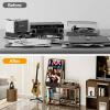 imageHomeiju Record Player Stand with Vinyl Record Storage 3in1 Record Cabinet ampamp Turntable Stand Fits 200 Albums Vintage Media Storage Organizer Rustic Brown